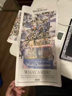 Dodgers Championship LA Time Commemorative Print