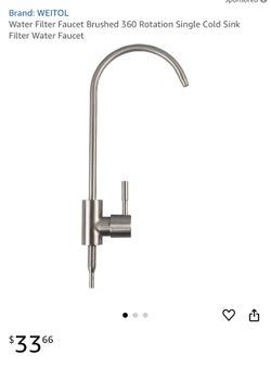 Drinking Water 100% Leak-Free Single-Handle Water RO Filtration Faucet