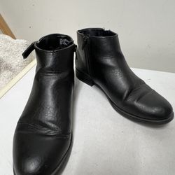 Black Ankle Boots Size 8.5