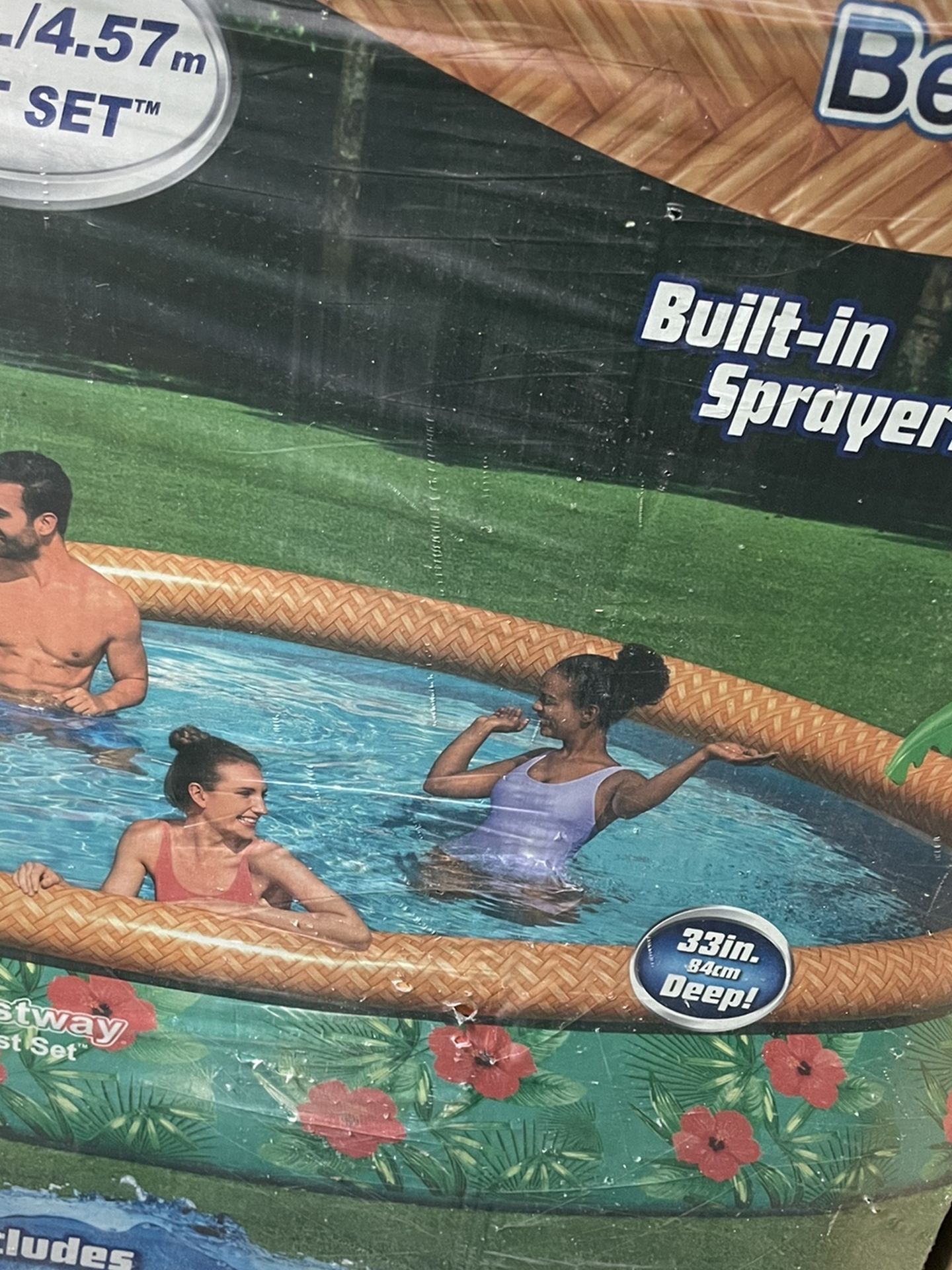 New in box, 15x33 pool with pump and filter