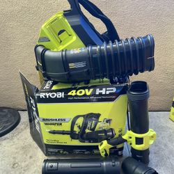 RYOBI 40V HP Brushless Whisper Series 165 MPH 730 CFM Cordless Battery Backpack Blower(TOOL ONLY)