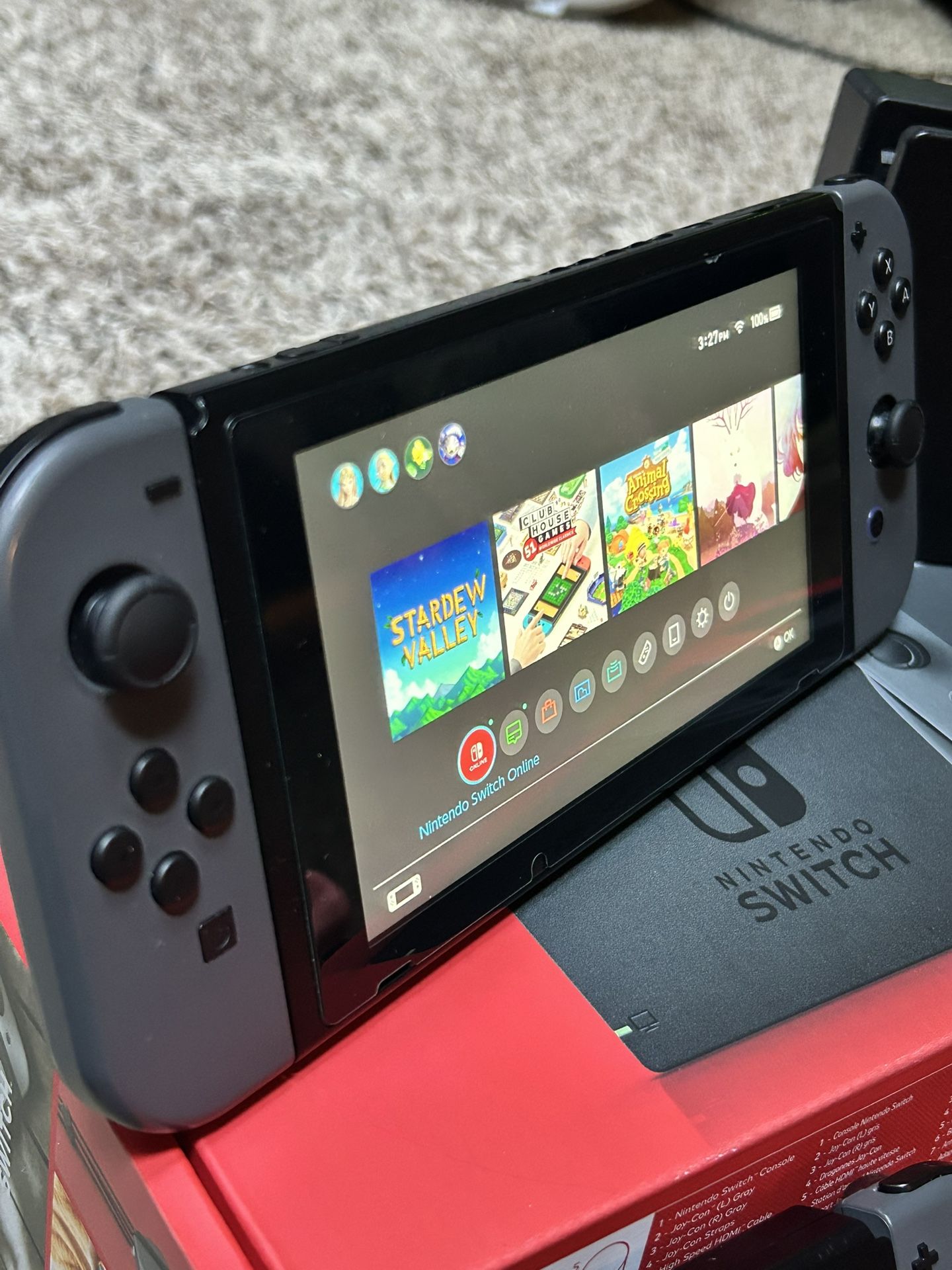 Nintendo Switch Bundle W/ 2 Sets of Joycons, and more!