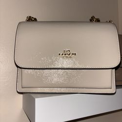 Beige Coach bag