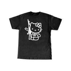 GLOW IN THE DARK HELLO KITTY 7.5OZ TEE