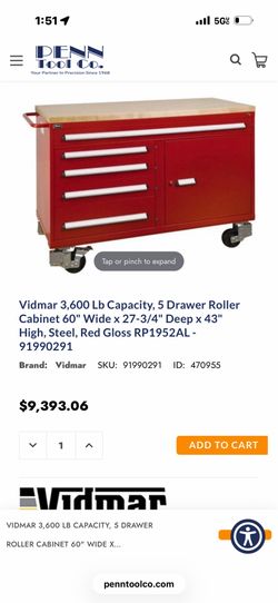 Vidmar tool box