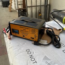 12V 6V Battery Charger With Engine Starter 55 Amp 10amp 2amp Automatic Shutoff