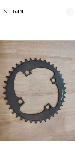 Mcs 40t chainring in black like new 20.00
