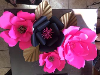 Flores de papel