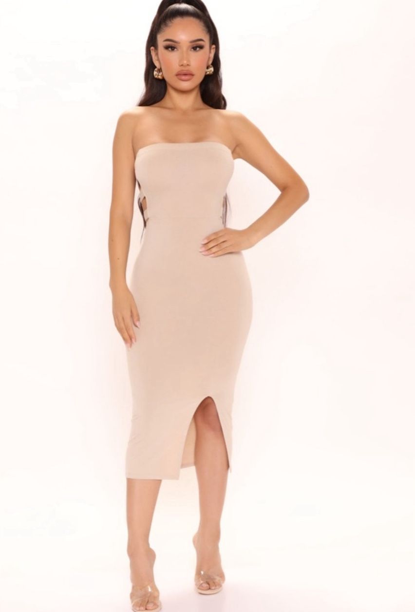 Tan Bodycon Dress