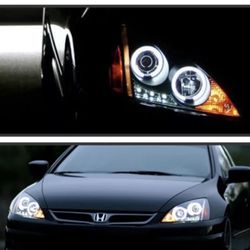 Honda Accord 2003 “halo” Headlights 100 Or OBO