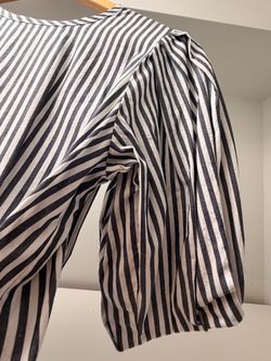 Stripy long dress, S