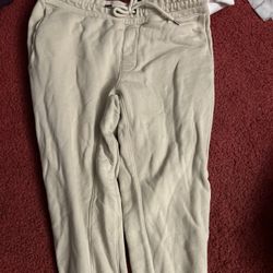 H&M Cream Joggers/Sweats