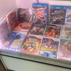 Wii Games And Wii U Games