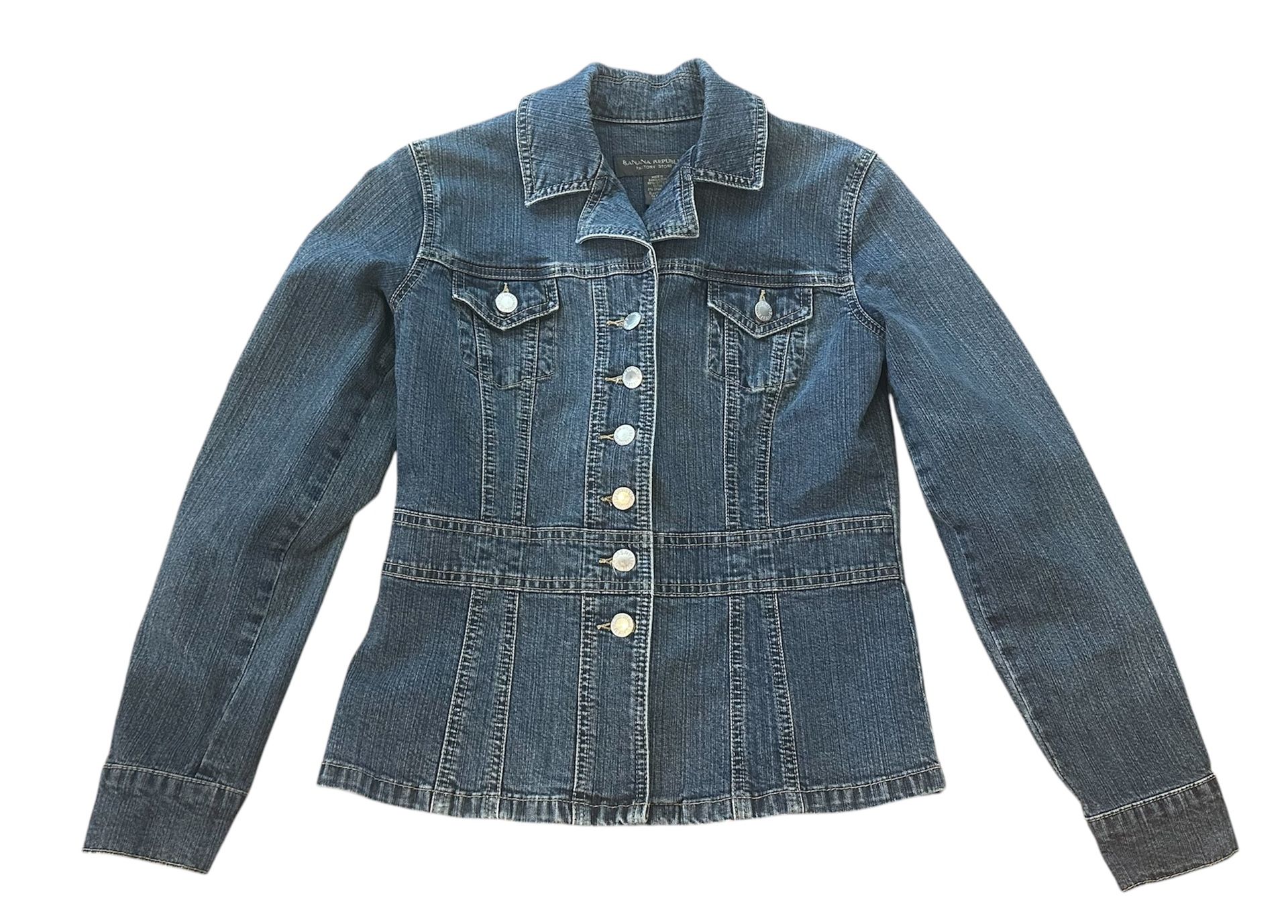 Banana Republic Denim Jacket Women’s XSmall Medium Wash