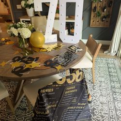 70 Birthday Party Supplies $80 On Amazon 70th Numbers