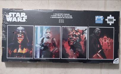 Star wars puzzle, set of 4 new