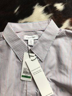Calvin Cline men’s dress shirt New size L/G