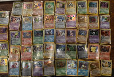 Vintage Holo Pokemon cards