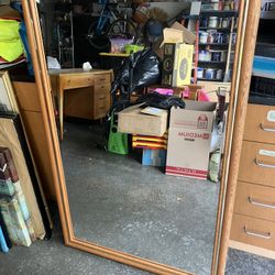 Wood Framed Mirror
