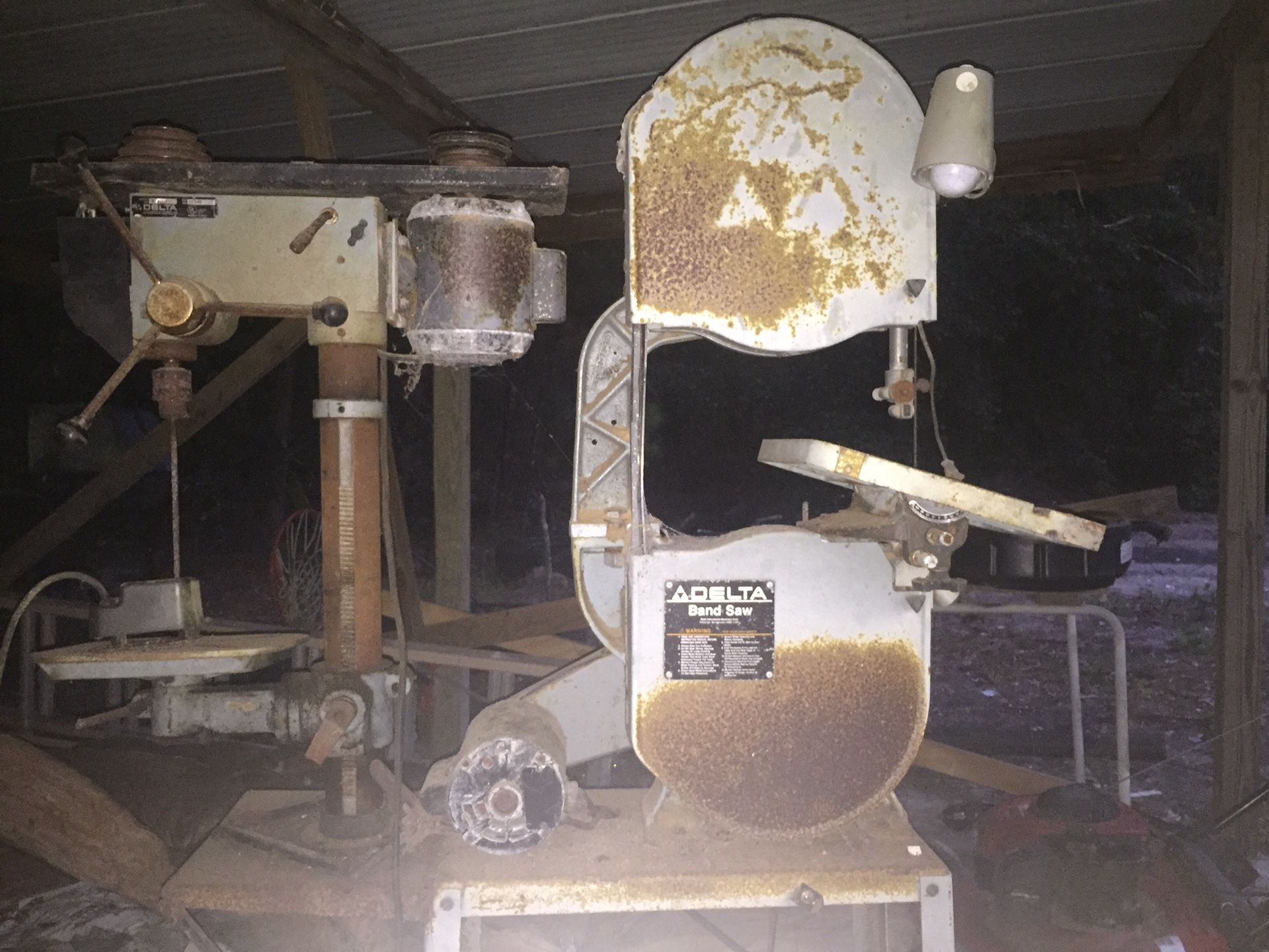 Band Saw with Drill Press