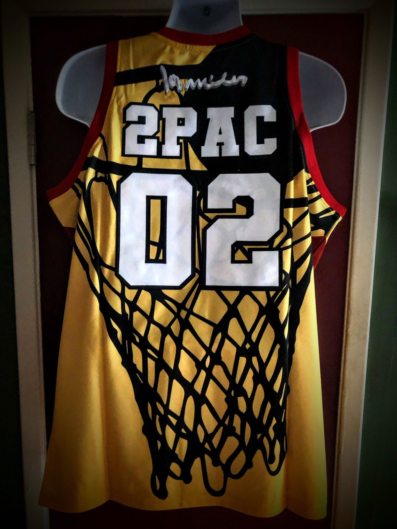 Above the Rim #2 Tupac commemorative Basketball Jersey 2Pac S.M.L.XL.2X