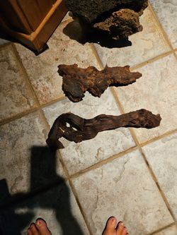 2 medium driftwood