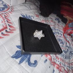 Iced Out Star Ring…..BEST OFFER