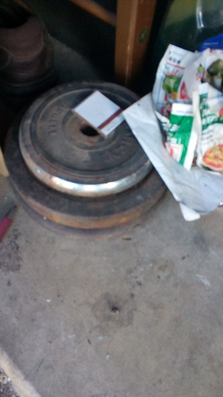 One 5 two 10 lbs $25