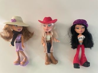 BUNDLE (Lot of three)- Mini Bratz Dolls - 2000s Y2K Vintage - Collectible McDonalds Happy Meal Toys