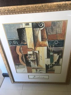 Professionally framed Picasso 32x39