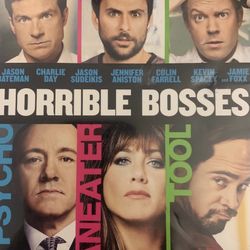 HORRIBLE BOSSES (Blu-Ray + Digital-2011) Jason Bateman + Jennifer Aniston!