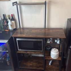 Coffee bar/microwave