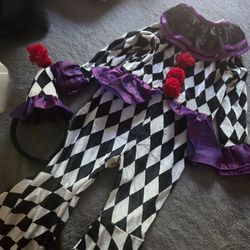 Costume ...clown baby girl