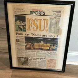FSU Newspaper articles $15 Each