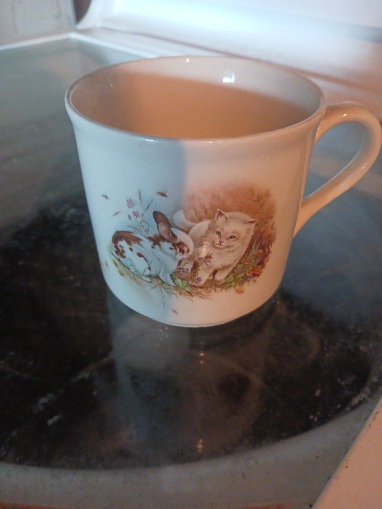 Rabbit And Kitten Cup