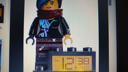 LEGO Movie Wyldstyle Alarm Clock, Black