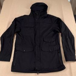 VTG Nike ACG Parka Storm Fit Double Layer Hooded Jacket Black 377808-010 Y2K