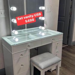 Set Vanity Nuevo En Sus Cajas Con Garantía Que Este En Perfectas Condiciones 