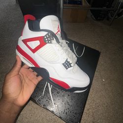 Jordan 4 Red Cement (Size 10)