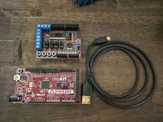 Digilent chipKIT Max32 and Basic I/O Shield with USB Cable