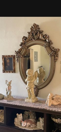 Large Antique Mirror
