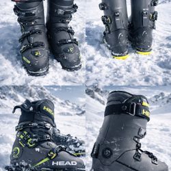 Mondo 25 Head Vector EVO 130 ski boots men’s size 7