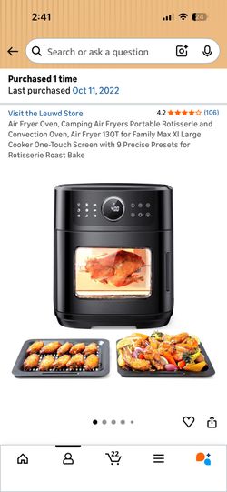 Air Fryer / Toaster Oven