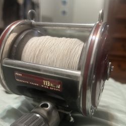 Penn Senator 113w With Tidewater Rod.