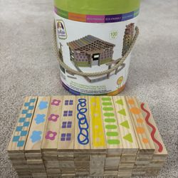 98 PCS Construction Blocks/Planks 