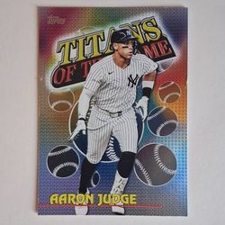 Topps 2026 Titans of the Game Aaron Judge TOG-3 Insert New York Yankees