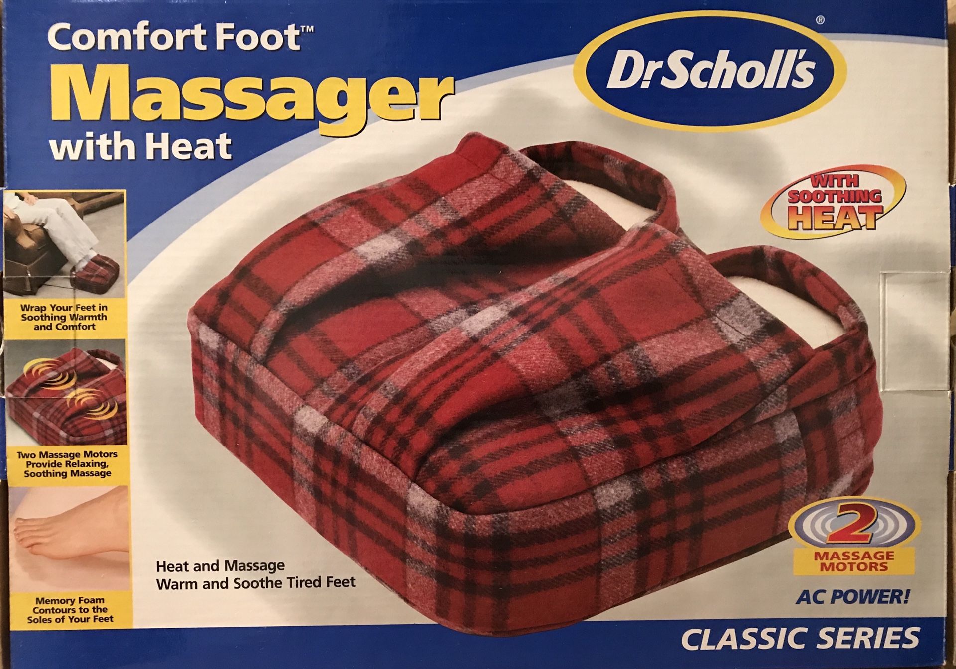 Dr scholl's heated shop foot massager