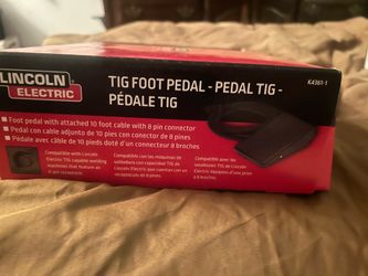Lincoln tig welding torch and pedals brand new in box