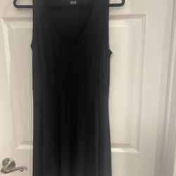 Ana Black Sleeveless Dress, Medium