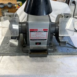 Vintage Sears Craftsman 1/3 HP Bench Grinder 